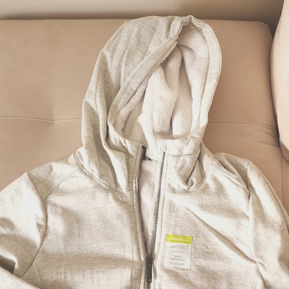 Eddie Bauer Plush-Lined Women's Fleece Full Zip Sweatshirt